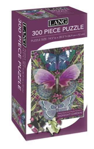 300pc Large Art Puzzle - Midnight Garden