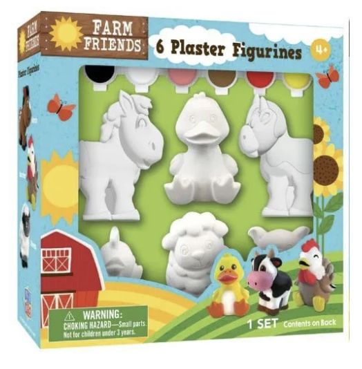 Plaster Paint Kit - Farm Friends