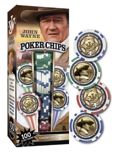 John Wayne Poker Chip Set