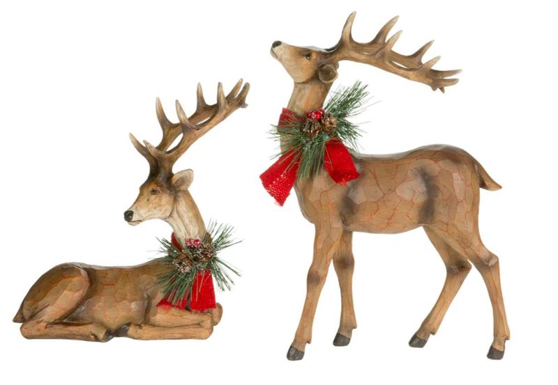 CT D3535 Deer 2pc