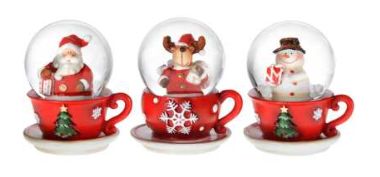 Tea Cup Snow Globe