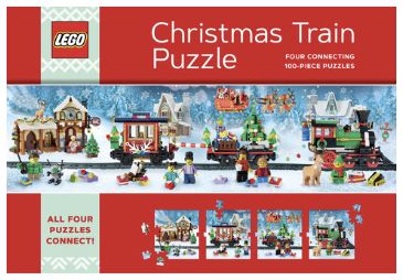 Lego Christmas Train Puzzle 4x100pc
