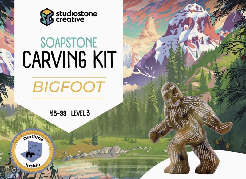 Soapstone Carving Kit - Bigfoot