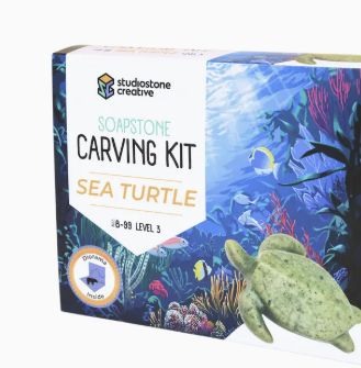Soapstone Carving Kit - Sea Turtle
