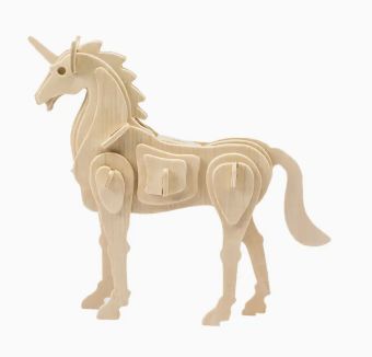 3D Classic Puzzle - Unicorn