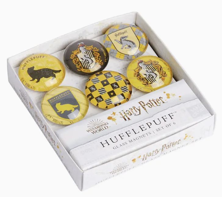Glass Magnets - Hufflepuff