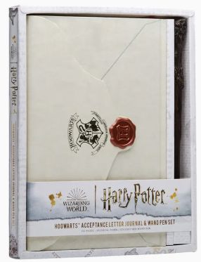 Hogwarts Acceptance Journal and Wand Set
