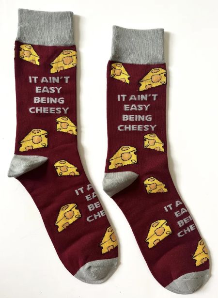 Mojja Socks - L/XL Being Cheesy