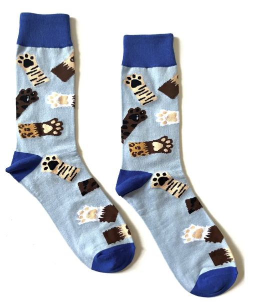 Mojja Socks - L/XL Cat Paws