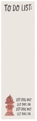 Magnetic Note Pad - Let Dog Out