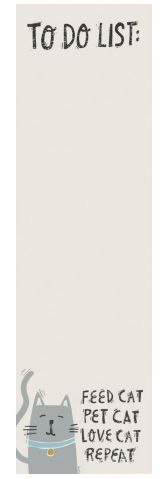 Magnetic Note Pad - Feed Cat