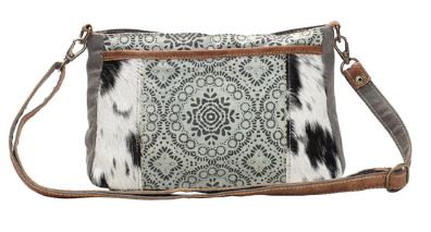 Myra Canvas Hairon Crossbody