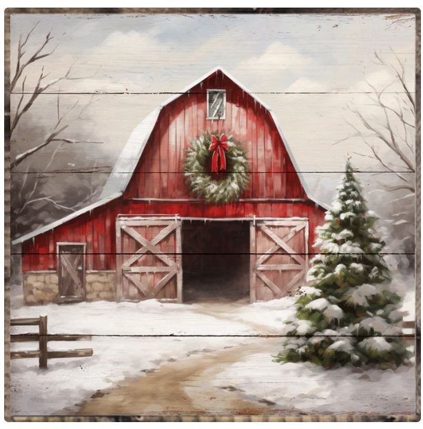 LHH Red Winter Barn