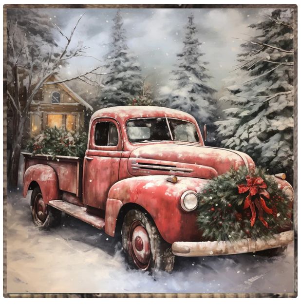 LHH Red Christmas Truck