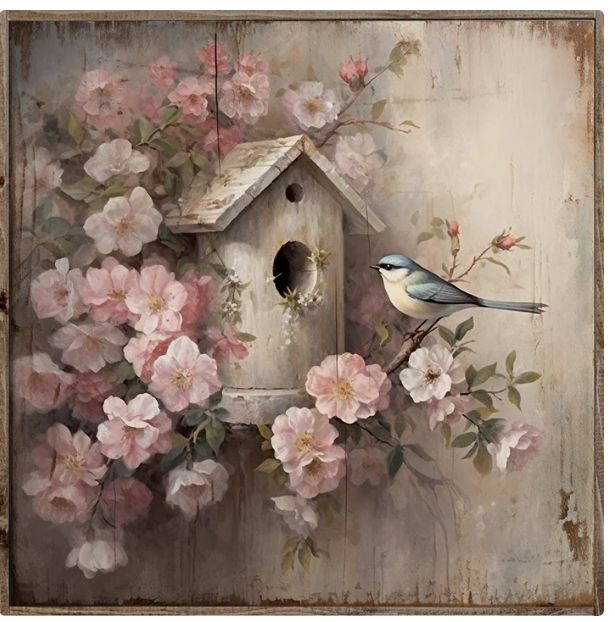 LHH Birdhouse Blooms