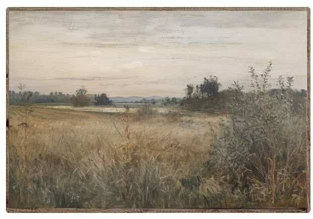 LHH Vintage Painted Landscape