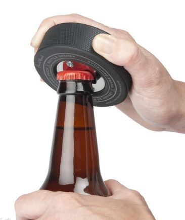 Hockey Puck Bottle Opener
