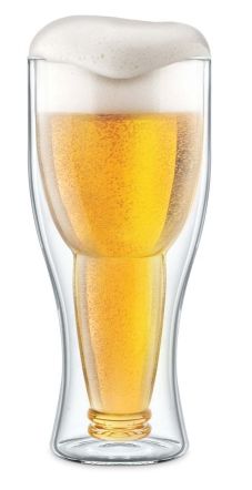 Bottoms Up Double Wall Glass