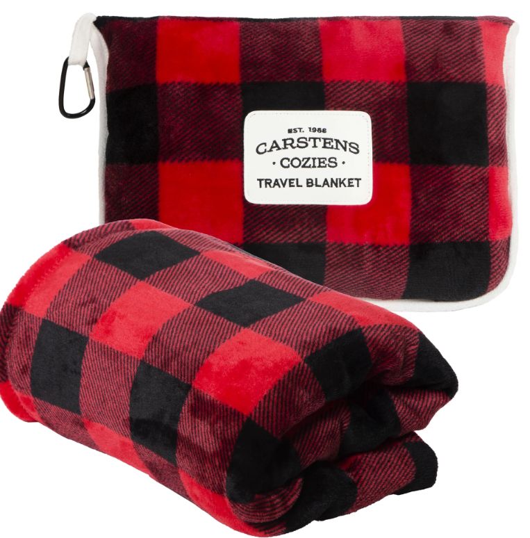 Lumberjack Red Travel Blanket