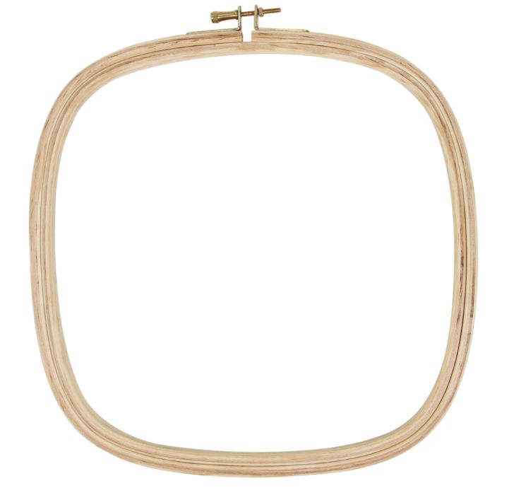 10&quot; Square Wooden Hoop