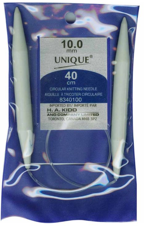 Circular Knitting Needles 16″ Plastic - 10.0mm