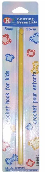 Kids 6″ Crochet Hook Plastic - 5mm