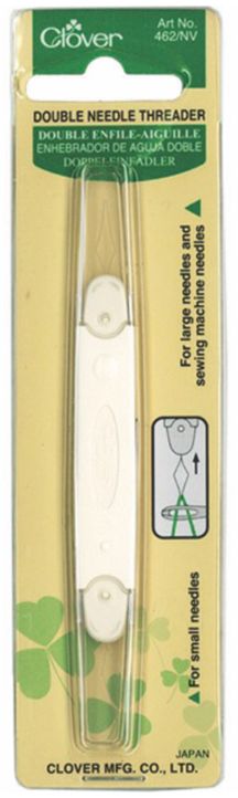 Clover Double Needle Threader