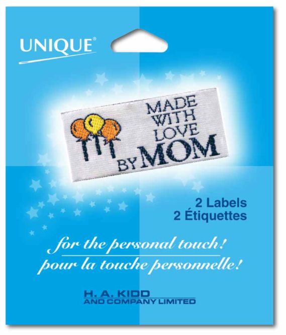 Label Made With Love by Mom