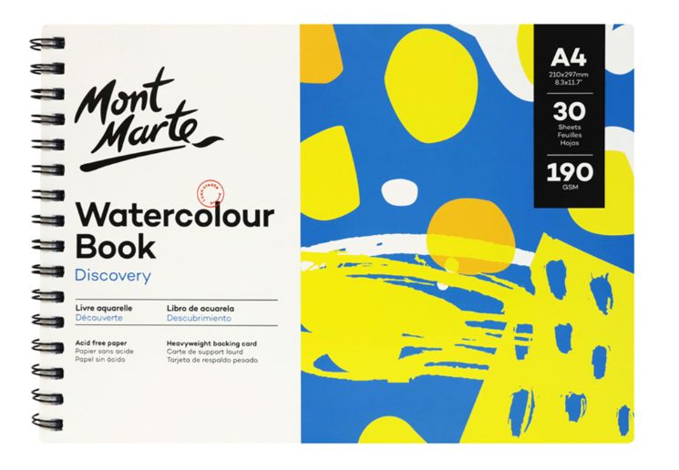 Mont Marte Discover Watercolor Book A4