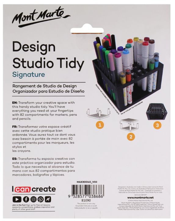 Mont Marte Design Studio Tidy 82