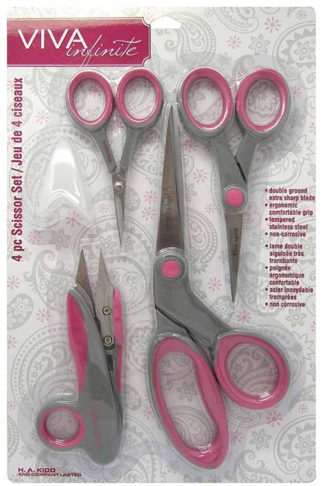 Viva 4pc Scissor Set
