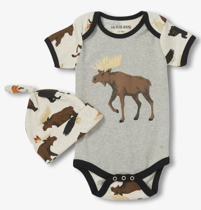 Wildlife Bodysuit w/Hat
