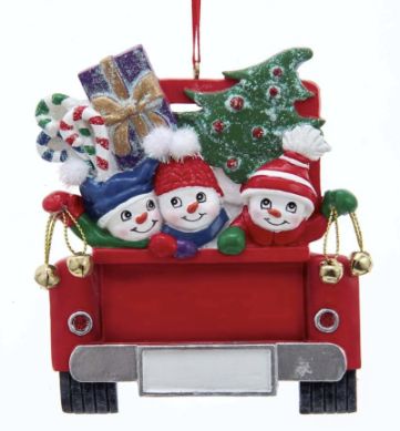 A1997 Snowman Family of Three