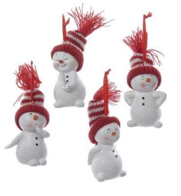 C9692 Snowman Knitted Hat