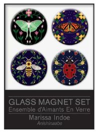 Indigenous Collection Glass Magnet Set - Marissa Indoe