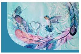 Indigenous Collection Notebook - Hummingbird Feathers