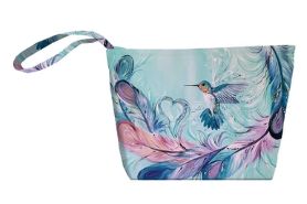 Indigenous Collection Small Tote - Hummingbird Feathers
