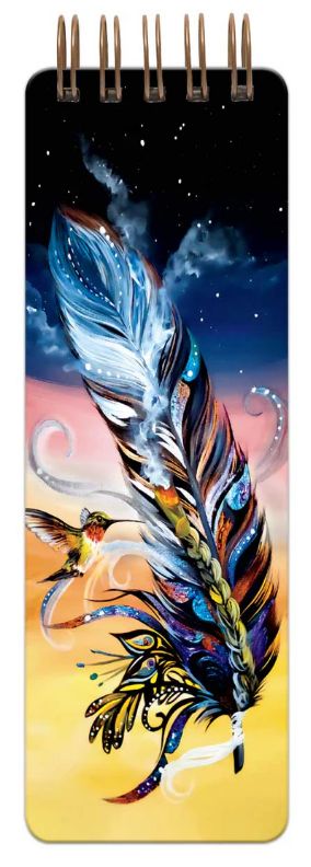 Indigenous Collection Slim Spiral Notebook - Hummingbird Dance