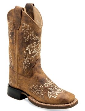 Kids Western Boot - Embroidered