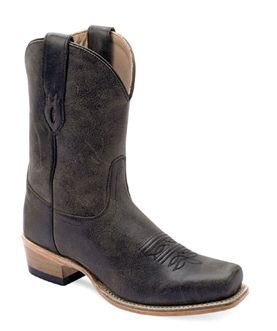 Ladies Western Boot - Gunmetal