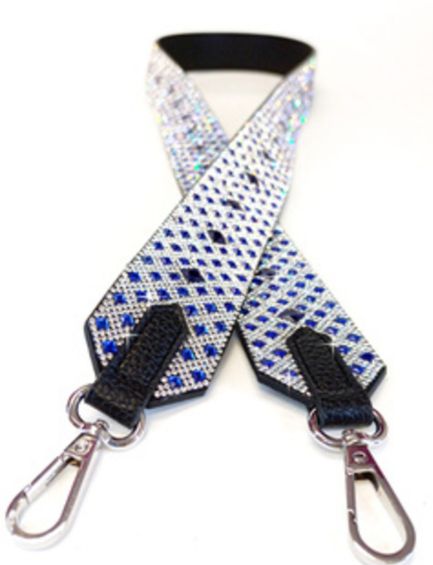 JK Royal Ice Bandoulier Sapphire Blue Large