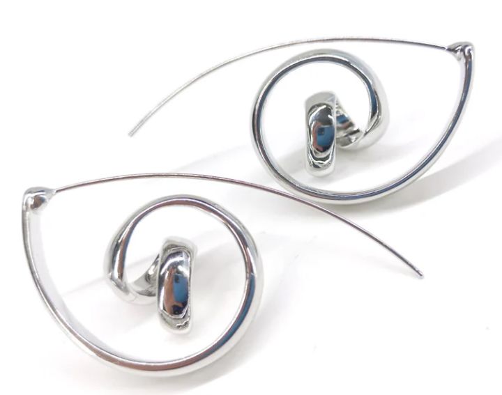 JK Swirl Curl Earring