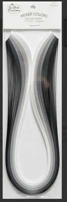 Quilling Mixed 1/8 - Grey Shades