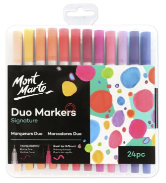 Mont Marte Duo Markers 24pc