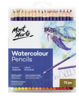 Mont Marte Watercolor Pencils 72pc