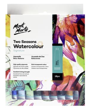 Mont Marte Two Seasons Watercolors 12ml 18pc