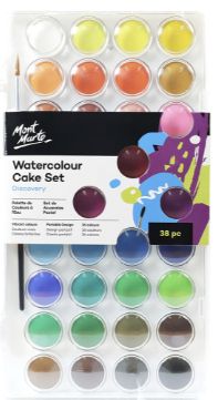 Mont Marte Watercolor Cake Set 37pc