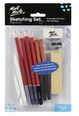 Mont Marte Sketch and Draw Beginner Set 13pc