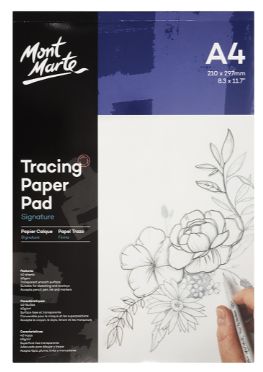 Mont Marte Tracing Paper Pad 60gsm A4 40 sheet