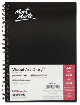 Mont Marte Visual Art Diary 110gsm A4 120pg